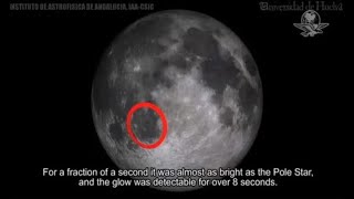 Graban el mayor impacto de un meteorito con la Luna