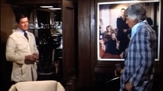 Dallas: Jock’s mad as hell: Tells JR, “The life of my grandchild, is involved!” Jim Davis