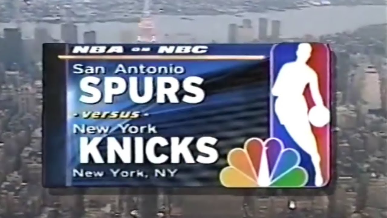 NBA On NBC - 1999 NBA Finals Game 3 Intro - Spurs Vs Knicks - YouTube