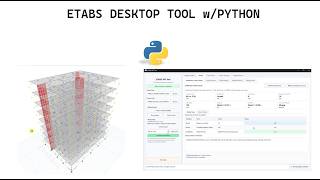 CSI ETABS API Tool with Python | Complete Workflow Tutorial
