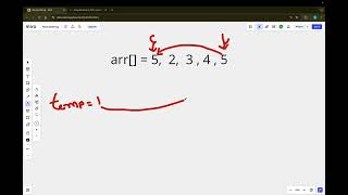 Reverse an Array without using extra memory space | Reverse String in Java