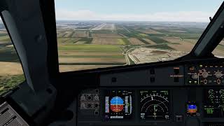 POV Landing in Munich Airport Airbus A320 Lufthansa | FSLabs A320 P3D