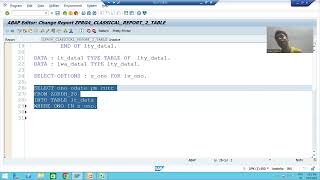 9 - ABAP Programming - Classical Reports - Multiple Database Tables(FOR ALL ENTRIES IN) Part2