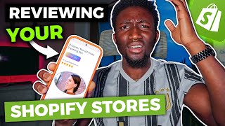 Reviewing My Subscribers Shopify Stores