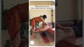 Partner Stretch for upper back release