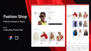 Figma : Fashion Shop Design Using Figma Step By Step + Responsive + Auto Layout | Part 1