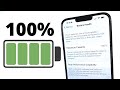 How To Maintain 100% iPhone Battery Health