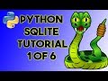 SQLite and Python Tutorial - Creating a Database Part 1 of 6
