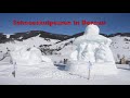 drohnenfilm von den schneeskulpturen in bernau im schwarzwald