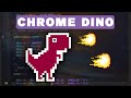 How to clone Chrome Dino game using html and javascript/typescript