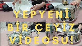 YEPYENİ BİR ÇEVİZ VİDEOSU GELDİ !! |  ÇEYİZ ALIŞVERİŞİ 🥰 | KÜÇÜK EV ALETLERİ |