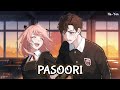 Hindi Nightcore - Pasoori || SPy X Family || Anya X Damian || lyrics Cover