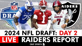 Raiders NFL Draft 2024 Live Day 2 Coverage For Round 2 & Round 3