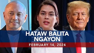 UNTV: HATAW BALITA  |  February 14, 2024