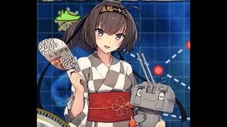 【艦これ６－５攻略】噴式景雲改を使ってみた　(熟練度が低いので……？)