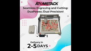 [Pre-Order] Atomstack X70 Pro 360W Laser Engraver F60 Air Assist Kit 500*400MM Engraving