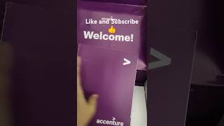 Accenture welcom kit #accenture #welcomekit #gift #newyear2025 #happynewyear #youtubeshorts #treding