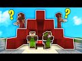 Hiding in BED DEFENSES in Bedwars