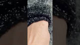 Black Lurex fabric textile #shorts #glitter