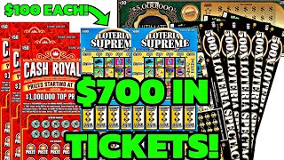 I spent $700 on the MOST EXPENSIVE lottery tickets ever made