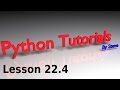 Python Tutorial v3.2.5 Lesson 22.4 - Adventure Game String Methods (2 of 2)