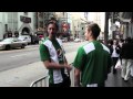 Alexander Skarsgard & Joel Kinnaman Hitchhiking to Sweden - Hammarby fotboll Bajen