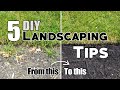 5 Cheap & Easy DIY Landscaping Tips & Ideas (Plus Bonus Tips!) 🌱