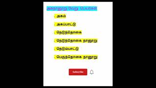 Tnpsc Tamil short Notes // அகநானூறு // Agananooru //