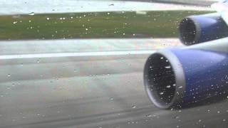 TRANSAERO Boeing 747-400 Takeoff from Moscow Domodedovo Airport