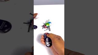 Remote Control Simulation Housefly vs Cockroach Insect Bug Remote Control Electric