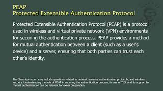 PEAP - Protected Extensible Authentication Protocol