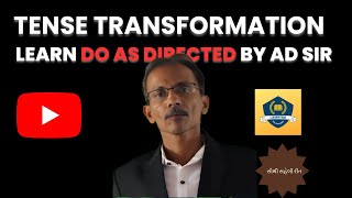 Learn Do As Directed By AD Sir | STD 12 English Grammar | Tense Transformation