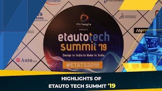 Highlights of ETAuto Tech Summit 2019