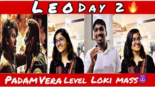 Padam Vera Level | Leo Day 2 Review | Leo Public Opinion | Thalapathy Vijay, Trisha, Lokesh, Anirudh