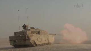 The first Leopard 2A7+ training exercises in Qatar