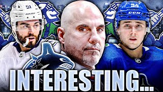 DOES THIS MEAN A TRADE IS COMING? VANCOUVER CANUCKS NEWS & UPDATES (RICK TOCCHET WATCH)