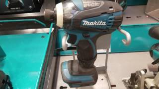 Makita (Black) Sub-Compact and Makita 18v Impact Driver Size Comparison