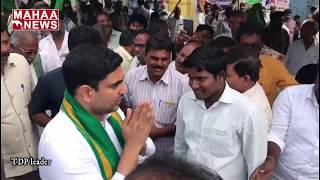 Nara Lokesh in Tulluru Village in capital region I తుళ్లూరులో రైతుల నిరసనకు నారా లోకేష్ మద్దతు |