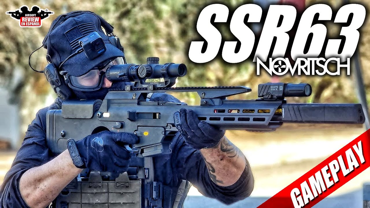 New Dmr Ssr63 Novritsch Gameplay Airsoft Review En Español Youtube