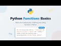 Python Functions: A Beginner's Guide to Defining and Calling Functions