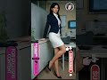 BLACK HAIRED LADIES IN BUSINESS SUITS VOL.24 #businesssuccess   #officeladies #shorts