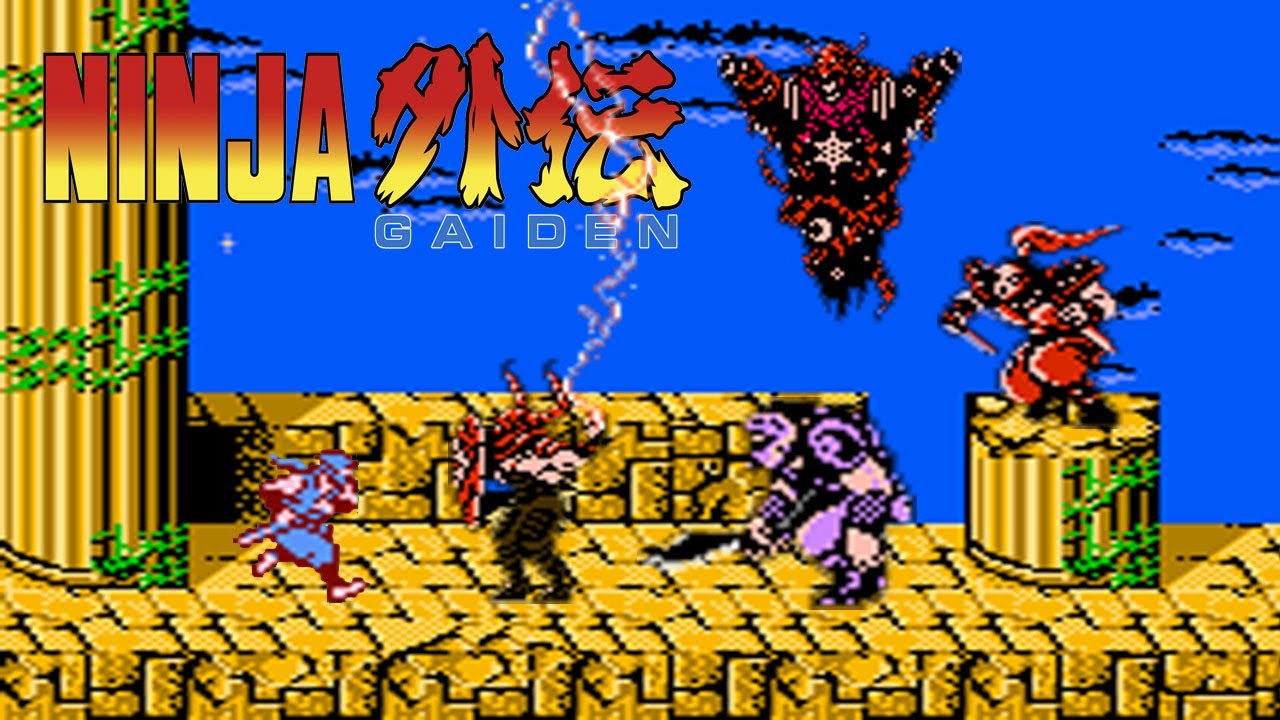 Ninja Gaiden (NES) // All Bosses - YouTube