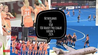 Netherlands vs Usa Field Hockey Pro-league 2024