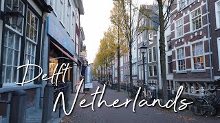 [4K] Delft Walking Tour | The Netherlands 🇳🇱 | City Center (Centrum)