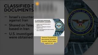 U.S. investigating possible leak of classified documents on Israel, Iran #shorts