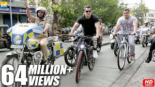 Salman Khan And Brother Sohail Khan Riding Cycle On The Streets Of Bandra, Mumbai