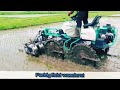 paddy field weeders intercultivator modern agricultural technology viral rice farming