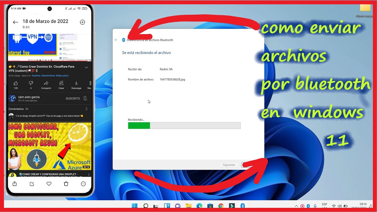 👉👀COMO Enviar Archivo Multimedia Por Bluetooth En 👉windows 11👈🖥️👍💻 ...