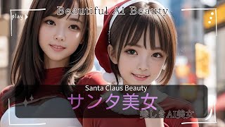 サンタ美女 /Santa Claus Beauty【4K/美しきAI美女/Beautiful AI Beauty】vol.159 「4k ai art lookbook」#サンタ #コスプレ #美女