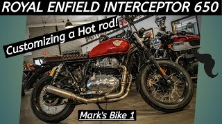 Customizing a Royal Enfield Interceptor 650 - Work in Progress - Wahoo!